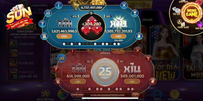 Săn thưởng hoành tráng với hai hình thức tài xỉu